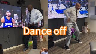 Shaquille O’Neal and Charles Barley dance off who won [upl. by Leemaj473]