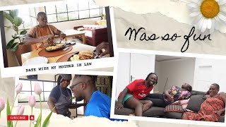 I took my Mother inlaw to a breakfast date in one of the best restaurants in Accra Ghana [upl. by Irovi]