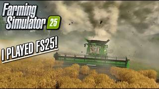 🔥 I PLAYED FARM SIM 25 BEFORE ANYONE ELSE 🔥 [upl. by Fernas]