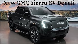 UPDATE New GMC Sierra EV Denali Features and Technology [upl. by Leidgam]