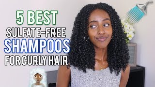 5 Best Curly Hair Shampoos  All sulfatefree  Top Five Friday  Lydia Tefera [upl. by Gerg]