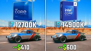 INTEL i712700K vs INTEL i914900K  Test in 6 Games [upl. by Adnwahsat]