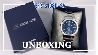 Unboxing Edifice EFRS108D2A New Arrival [upl. by Mehcanem]