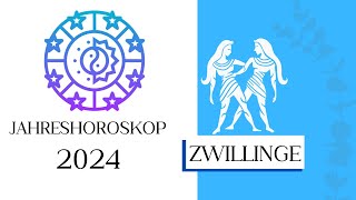 ♊ Jahreshoroskop  Zwillinge  2024 [upl. by Rowe]