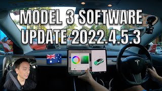 TESLA MODEL 3 SOFTWARE UPDATE 2022453  MODEL 3 AUTOPILOT TUTORIAL [upl. by Emearg]