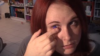 How I Put My Contact Lenses In One Handed [upl. by Erodeht]