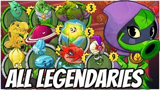 ALL Legendary Cards Challenge  Green Shadow  Plants vs Zombies Heroes Gameplay 222 [upl. by Evangelist]