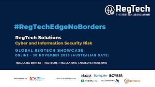 30 November RegTechEdgeNoBorders  Cyber and Information Security Risk [upl. by Largent]