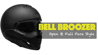 Bell Broozer  open or closed face Streetfighting style helmet [upl. by Riay]