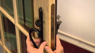 How To Replace the Handleset on a Premium Wood Sliding Patio Door [upl. by Lexy]