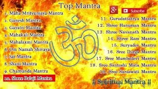 Top 19 Mantras  Full Songs   Shiv mantra  Ganesh Mantra  Sai Mantra  Hanuman Mantra [upl. by Ayekram]