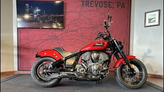 2022 Indian Chief Bobber Ruby Metallic [upl. by Terag516]