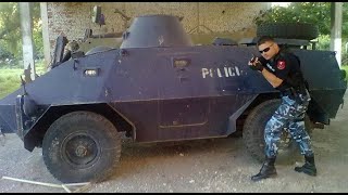 Captured Greece Hellenic Police APC Vehicle in Vlora from last Battle with Albanians [upl. by Junieta957]