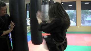 Self Defense For Women  Kicking and Striking Techniques [upl. by Healy]