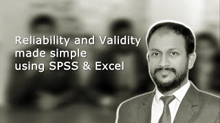 Reliability amp Validity Analysis Using SPSS amp Excel [upl. by Nyllek984]