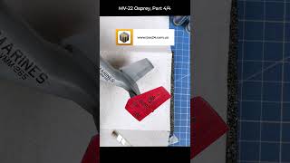 Part 44 Making of MV22 Osprey 172 Hasegawa scalemode aviation diy [upl. by Standing]