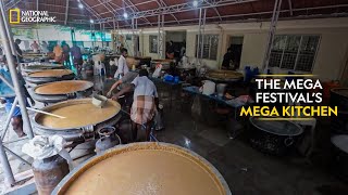 The Mega Festival’s Mega Kitchen  Indias Mega Festivals  National Geographic [upl. by Hairym]