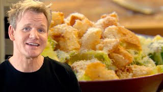 Gordon Ramsays Ultimate Caesar Salad [upl. by Annasoh]