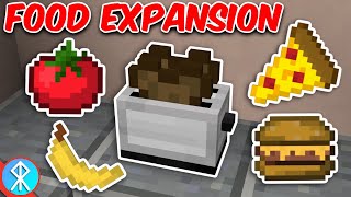 FOOD EXPANSION Addon BedrockMCPEXbox Minecraft [upl. by Godderd]