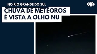 Chuva de meteoros atravessa céu do Brasil fenômeno pode ser visto a olho nu [upl. by Tyoh907]