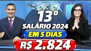 INSS 1ª PARCELA do 13º SALÁRIO para os APOSENTADOS  CALENDÁRIO INSS 2024  VEJA DATAS e VALORES [upl. by Server]