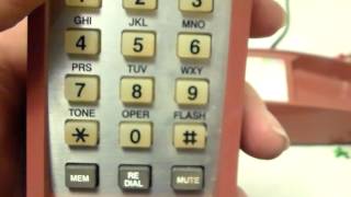 1988 Trimline phone overview [upl. by Airamahs]