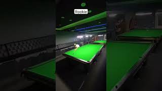 snooker trick shots rookie  cushion shots shorts snooker pool snookertrickshot [upl. by Cadmarr]