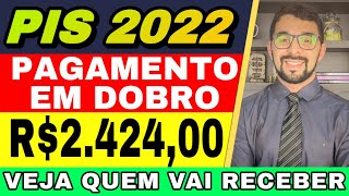 CAIXA ECONÔMICA CONFIRMA SAQUE EM DOBRO DO PISPASEP 2022 VEJA SE VOCÊ RECEBE PIS EM DOBRO LIBEROU [upl. by Jerz]