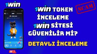 1WİN Sitesi güvenilir mi  1WİN Token inceleme ve Güvenilir siteler inceledim [upl. by Nerej]