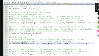 Python Programming GUI with guizero Class GUI01 [upl. by Bernardine]