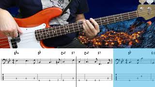 Stevie Wonder  Someday At Christmas Bass cover with tabs [upl. by Akemal]