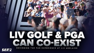 Reviewing the LIV Golf Adelaide experience  SENZ Afternoons [upl. by Borgeson66]