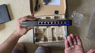 Unboxing TRENDnet 9Port Unmanaged 25G Switch with 10G SFPPort [upl. by Carolann]