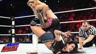 AJ Lee vs Natalya  Divas Championship Match WWE Main Event Nov 13 2013 [upl. by Seilenna]