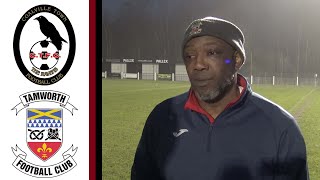 Coalville Town Vs Tamworth FC Post Match Interivew [upl. by Edelstein404]