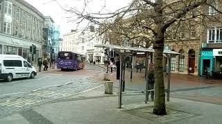 The park and ride bus at Taunton town centre [upl. by Krishnah827]