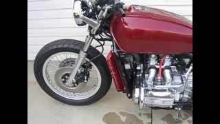 GL1000 Goldwing Straight Pipes [upl. by Lynnea873]