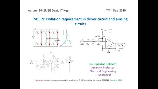 PEM1L8c Why isolation is required in driver circuit and sensing circuits [upl. by Silas637]