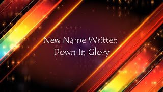 NEW NAME WRITTEN DOWN IN GLORY Charity Gayle ft David Gentiles LYRICS [upl. by Costa602]