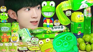 ASMR ICE CREAM PORORO JELLY RECIPE PARTY 직접 만든 다양한 뽀로로 꿀젤리 먹방 DESSERTS MUKBANG EATING SOUNDS 咀嚼音 [upl. by Nosreve]