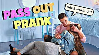 Pass Out Prank On Boyfriend Cute Reaction [upl. by Brey]