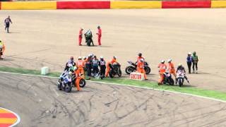 Accidentada salida STK 1000  Motorland 2016 [upl. by Khalid]