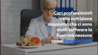 Easydietweb  Software online per i professionisti della nutrizione [upl. by Aela]