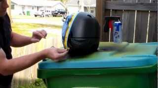 Plasti Dip a motor cycle helmet Part 3 [upl. by Bergh]