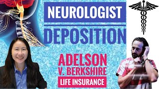 Deposition of Neurologist Doctor Charles Adelson v Berkshire Pt2 [upl. by Etnovaj]