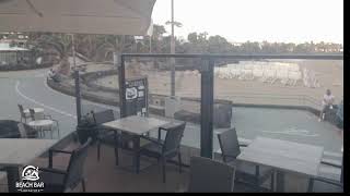 Webcam Lanzarote  Live Stream from the Beachbar in Costa Teguise [upl. by Haida]