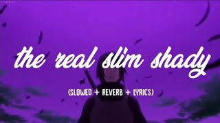 eminem  the real slim shady slowedlyrics [upl. by Capriola]