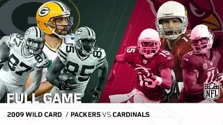 2009 NFC Wild Card Packers vs Cardinals  quotMost Points Scored in Playoff Historyquot  NFL Full Game [upl. by Innavoig]