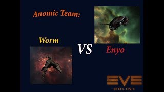 Eve Online Anomic Team Enyo Burner Worm [upl. by Tatiana870]