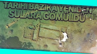 İznik Gölünün Suları Yükseldi Tarihî Bazilika Yeniden Sulara Gömüldü [upl. by Asirrac920]